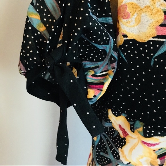 ❤️Vintage 80’s Large Print BohoChic Dress - Picture 4 of 6